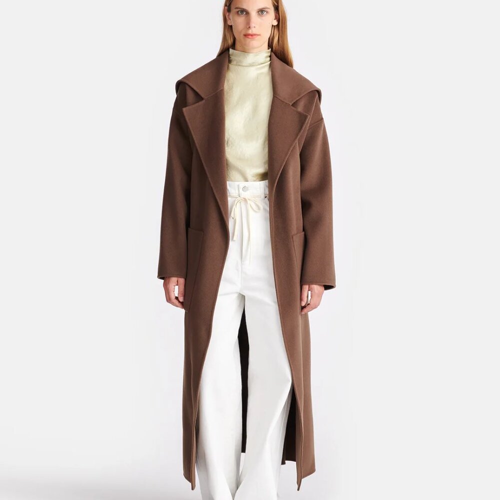 NANUSHKA - "Ruta" style - NWT - Double Wool And Silk Blend Coat - Size Medium